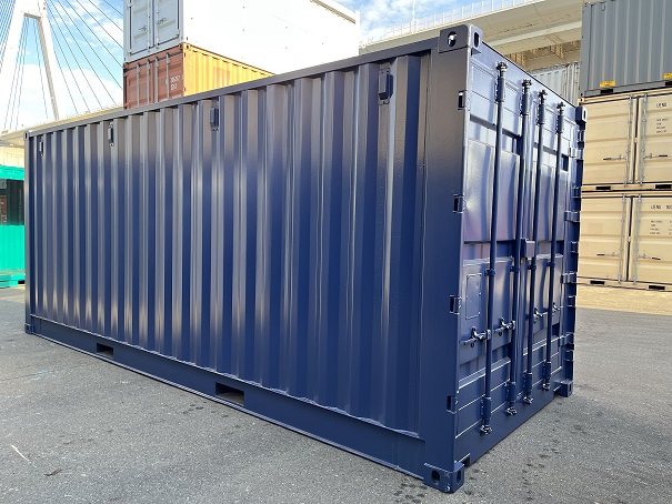 中古20ft フルサイドオープンコンテナ　外装塗装済み