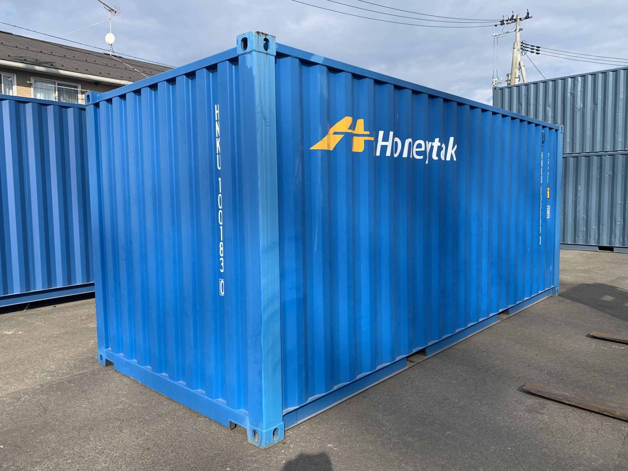 新古20ft　ドライスチールコンテナ