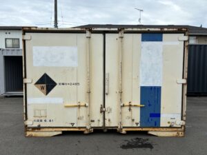 【東北】中古12ft　保冷コンテナ　※L面扉【UR19A-814】