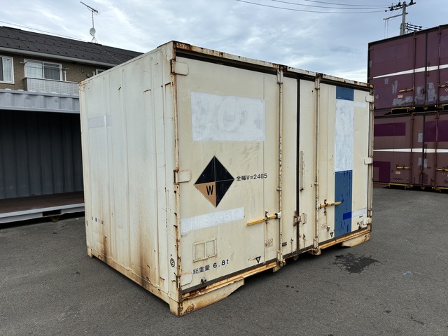【東北】中古12ft　保冷コンテナ　※L面扉【UR19A-814】