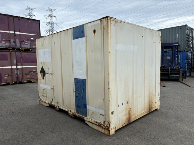 【東北】中古12ft　保冷コンテナ　※L面扉【UR19A-814】