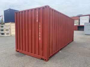 中古20FT ドライスチールコンテナ 右パネルフルシャッター付き TKCU2867040