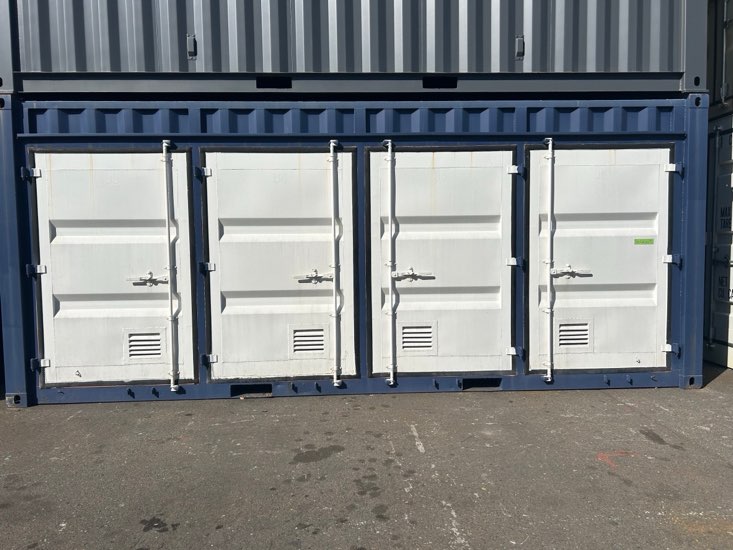 【横浜】中古20ftレンタルボックス 4ドア仕様（TKCU007）