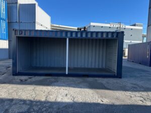 【横浜】中古20ftドライスチールコンテナ　左サイドフルシャッター仕様(U0034767)