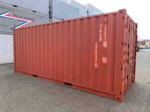 中古20FT ドライスチールコンテナ 右パネルフルシャッター付き TKCU2965370
