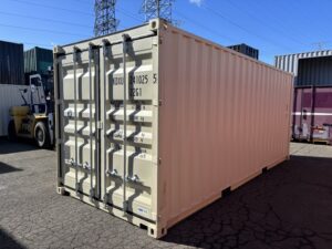 【東北】新造20ft　ドライスチールコンテナ【KDXU2410255】※RAL1015