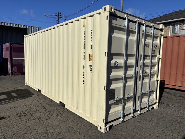 【東北】新造20ft　ドライスチールコンテナ【KDXU2410255】※RAL1015