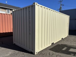 【東北】新造20ft　ドライスチールコンテナ【KDXU2410255】※RAL1015