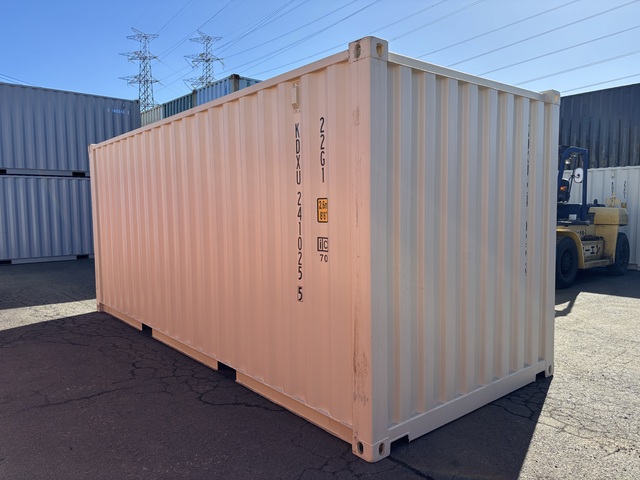 【東北】新造20ft　ドライスチールコンテナ【KDXU2410255】※RAL1015