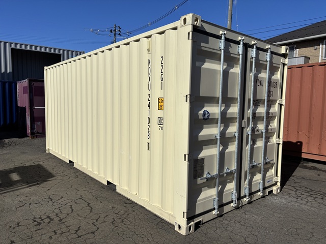 【東北】新造20ft　ドライスチールコンテナ【KDXU2410281】※RAL1015