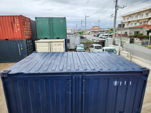 中古12FT ドライスチールコンテナ No,6111