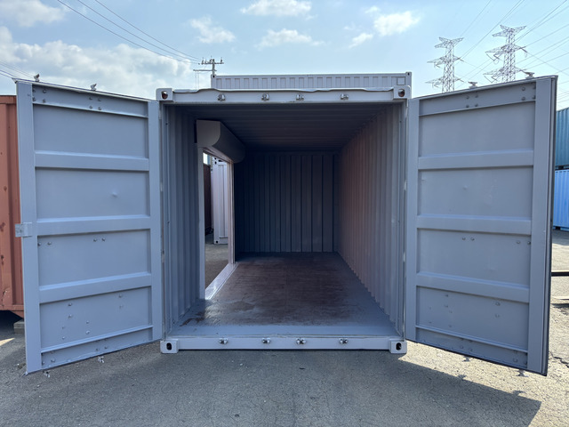 【東北】中古20ft　左パネル3mシャッター付きコンテナ【U3136224】