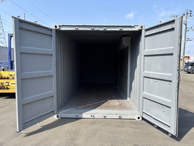 【東北】中古20ft　右パネル3mシャッター付きコンテナ【U3056962】