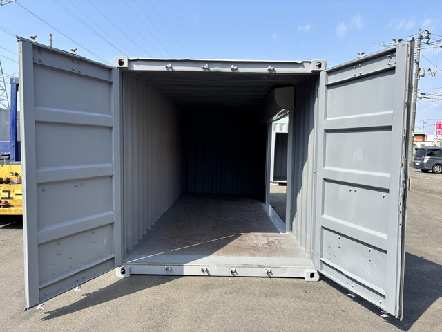 【東北】中古20ft　右パネル3mシャッター付きコンテナ【U3056962】