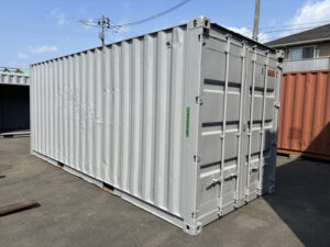【東北】中古20ft　右パネル3mシャッター付きコンテナ【U3056962】