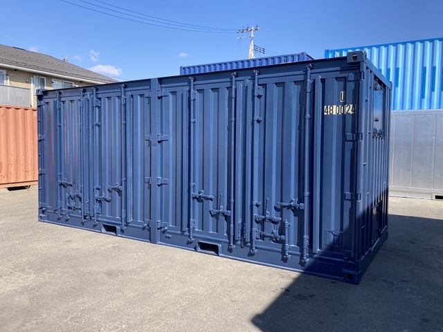 【東北】中古20ft　サイドオープンコンテナ