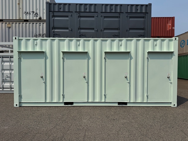 中古20FT レンタルボックスコンテナ 希望色一色塗りいたします！ No.11