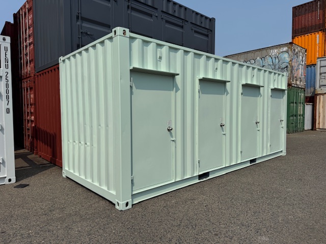 中古20FT レンタルボックスコンテナ 希望色一色塗りいたします！ No.11