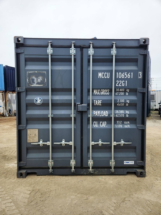 新古20FT ドライスチールコンテナ 2023年6月製 MCCU1065613
