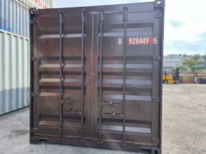 【横浜】中古20FTドライスチールコンテナ　左パネル3mシャッター仕様(U9284495)