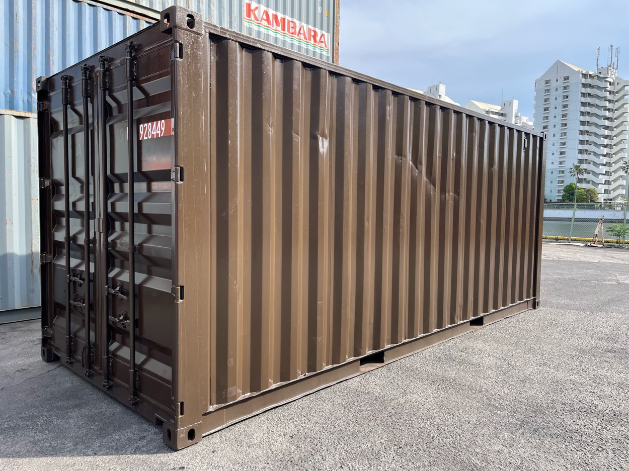 【横浜】中古20FTドライスチールコンテナ　左パネル3mシャッター仕様(U9284495)