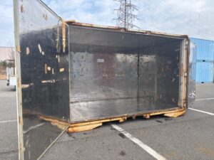 【北陸】中古12ft 保冷コンテナ（L字ドア仕様）