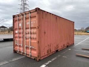 【北陸】中古20ft ドライスチールコンテナ（大特価品!!）茶色