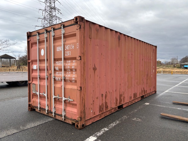 【北陸】中古20ft ドライスチールコンテナ（大特価品!!）茶色