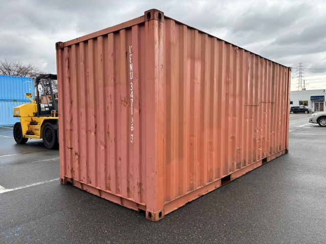 【北陸】中古20ft ドライスチールコンテナ（大特価品!!）茶色