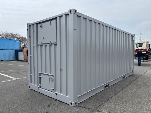 【北陸】中古20ft ドライスチールコンテナ（サイドオープン仕様）