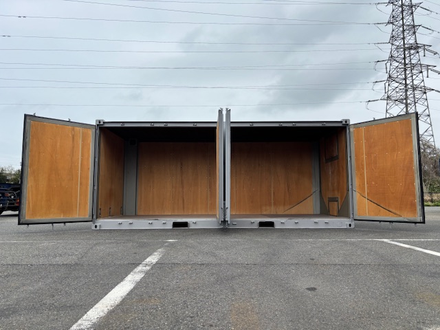 【北陸】中古20ft ドライスチールコンテナ（サイドオープン仕様）