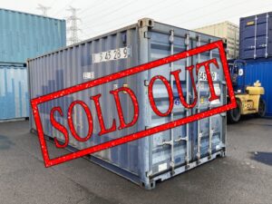 【東北】中古20ft　ドライスチールコンテナ【U3432890】