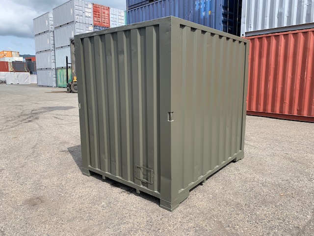 【神戸】中古6FT ドライスチールコンテナ（OD色）TKCU1178