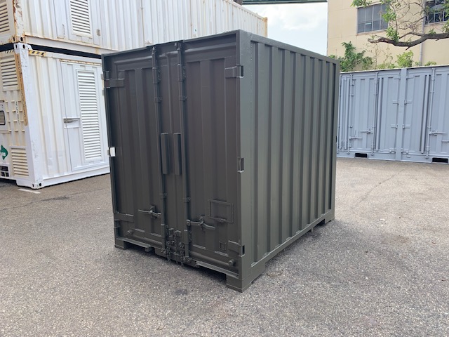 【神戸】中古6FT ドライスチールコンテナ（OD色）TKCU9571