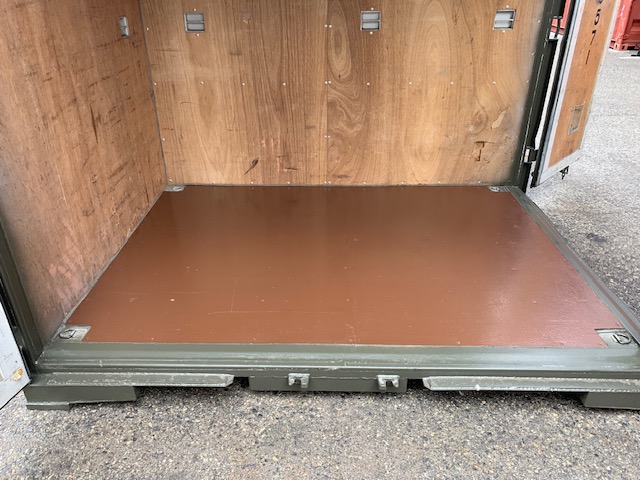 【神戸】中古6FT ドライスチールコンテナ（OD色）TKCU9571