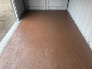 【神戸】中古20ft ドライスチールコンテナ 右パネル3mシャッター付き TKCU2075245