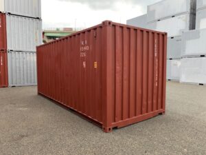【神戸】中古20ft ドライスチールコンテナ 左パネル3mシャッター付き TKCU9395406