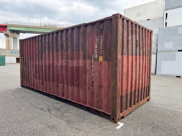 【神戸】特価！中古20FTドライスチールコンテナ TKCU2840558