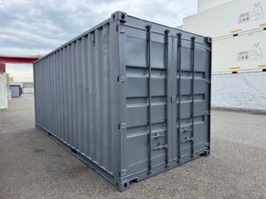 【神戸】中古20FTドライスチールコンテナ グレー塗装済み TKCU2081378