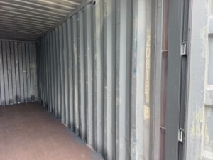 【神戸】中古20FTドライスチールコンテナ グレー塗装済み TKCU2081378