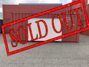 【神戸】中古20FT ドライスチールコンテナ 左パネル3mシャッター付き TKCU9395406