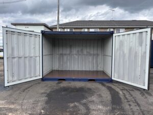 【東北】中古12ft　ドライスチールコンテナ　※外装塗装済み【U1252371】