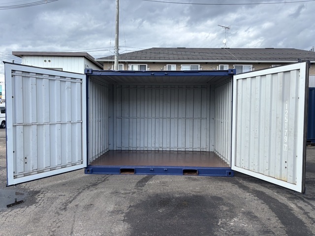 【東北】中古12ft　ドライスチールコンテナ　※外装塗装済み【U1251797】