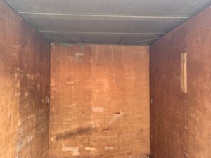 【神戸】中古6FT ドライスチールコンテナ（緑色）TKCU934
