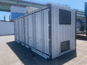 【神戸】☆美品　中古20ft サイドオープンコンテナ　　　　　　　　　　　　2トーン塗装　TKCU480097