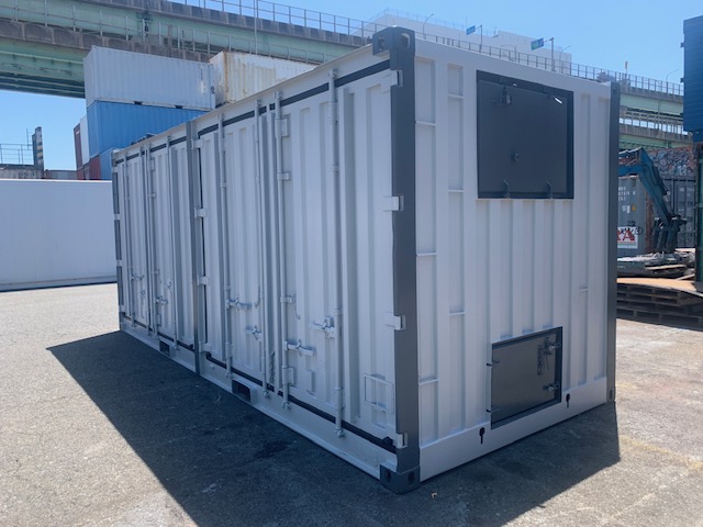 【神戸】☆美品　中古20ft サイドオープンコンテナ　　　　　　　　　　　　2トーン塗装　TKCU480097