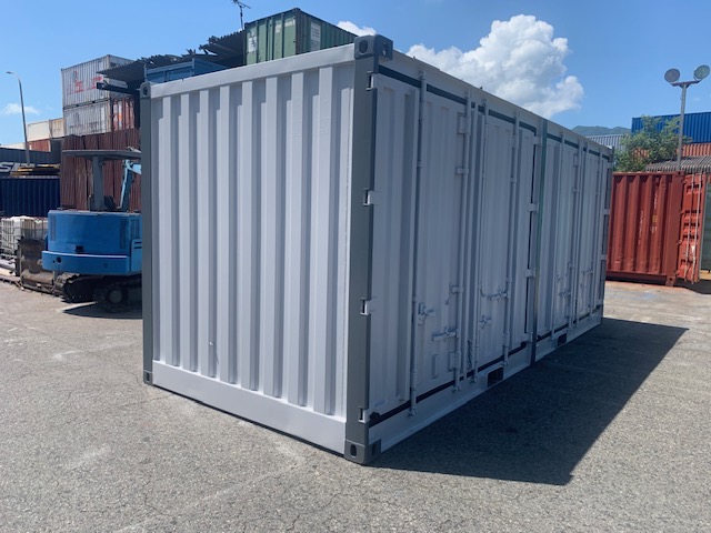 【神戸】☆美品　中古20ft サイドオープンコンテナ　　　　　　　　　　　　2トーン塗装　TKCU480097