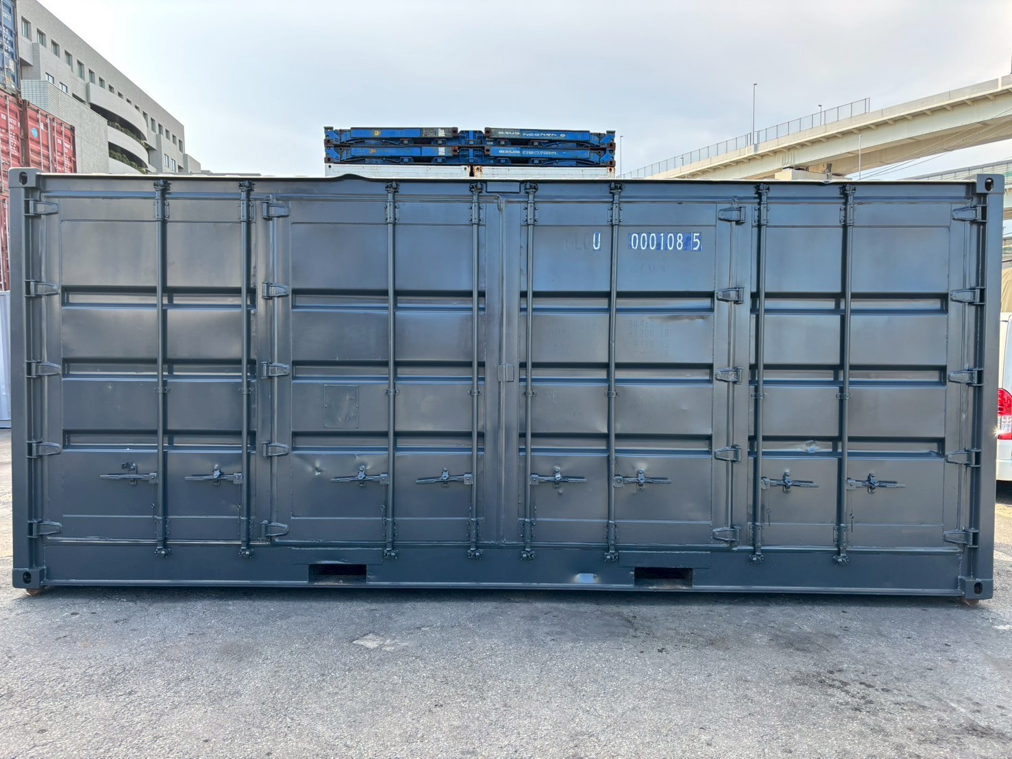 【横浜】中古20FT フルサイドオープンコンテナ(U0001085)