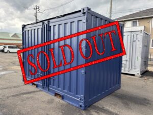 【東北】中古12ft　ドライスチールコンテナ　※外装塗装済み【U1251797】