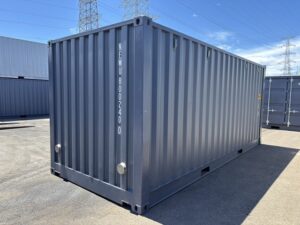 新古20ft　フルサイドオープンコンテナ　※換気口(ガラリ)付き【NEWU8002400】